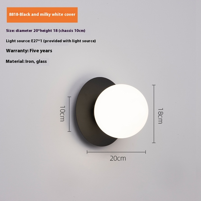 Nordic Bedside Wall Lamp