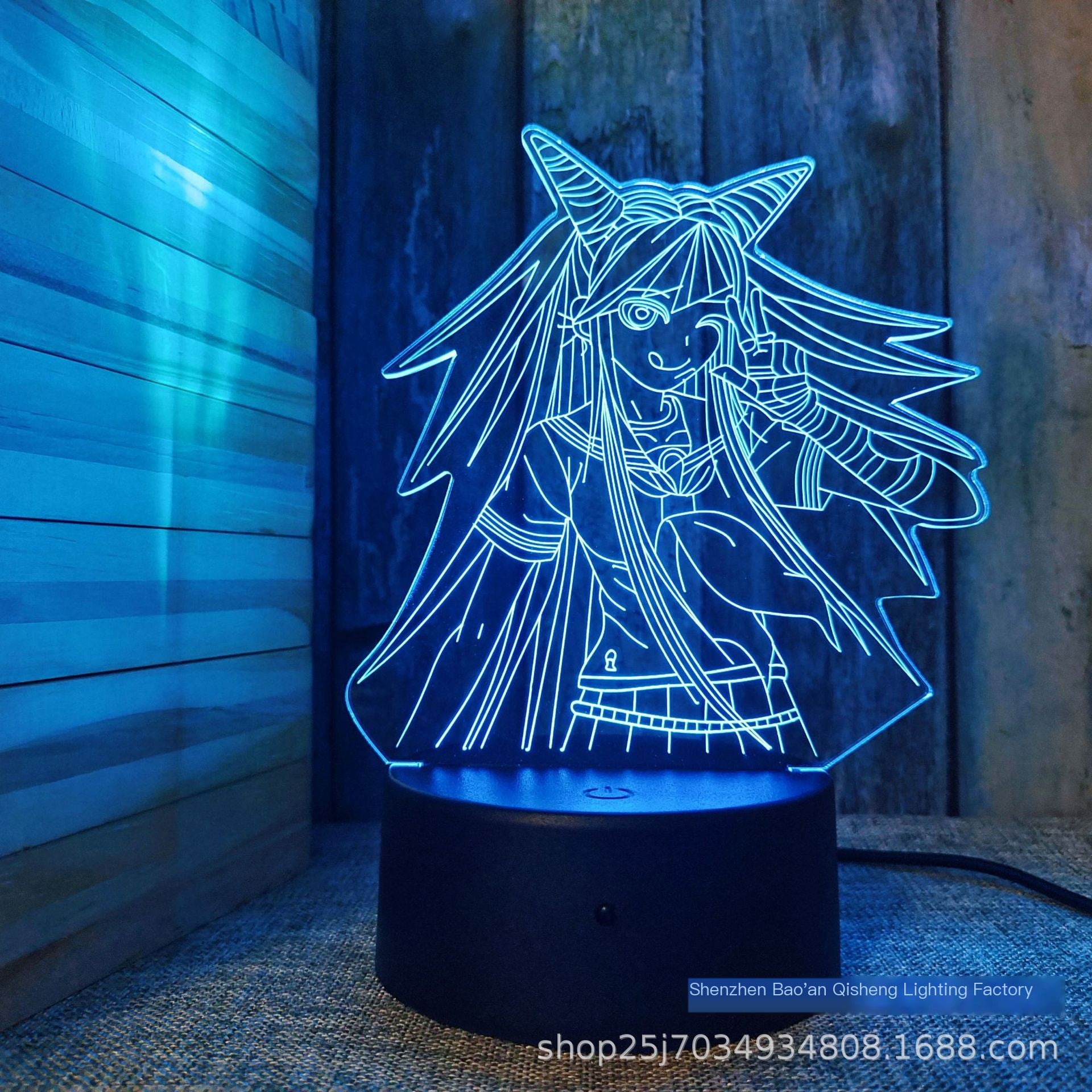 Danganronpa Series 3D USB Touch Remote Night Light
