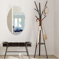 5pc Self-Adhesive Oval Soft Mirrors for Home Decor