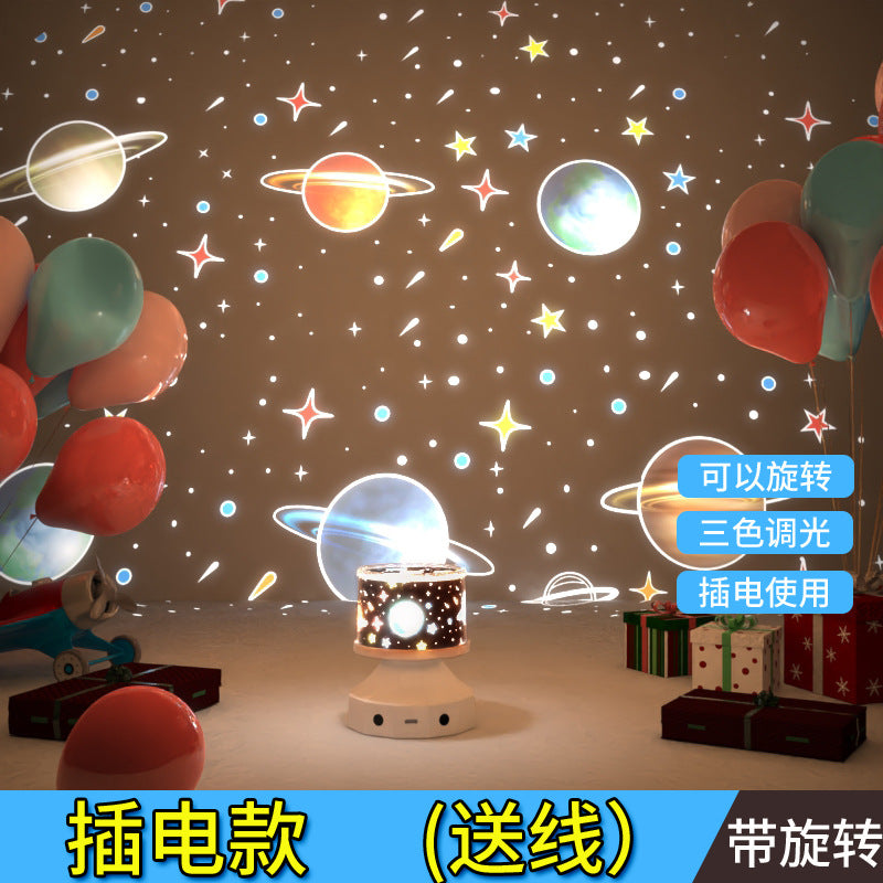 Creative Starry Sky Projector Light with Bluetooth Speaker
