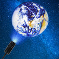 USB Plug-in Moon Lamp with Earth Projection Light