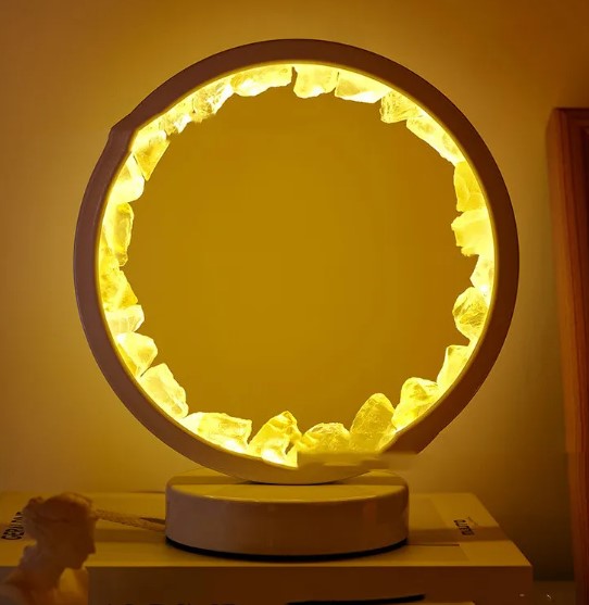 Round Crystal Lamp