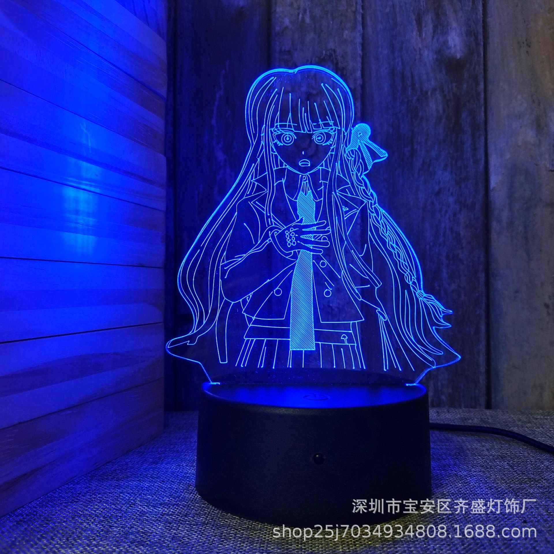 Danganronpa Series 3D USB Touch Remote Night Light