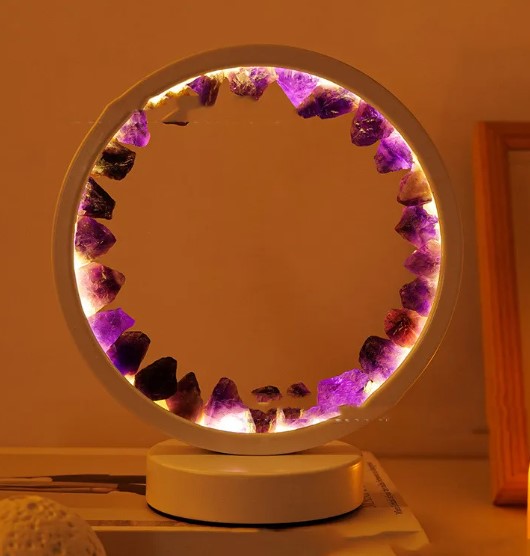 Round Crystal Lamp