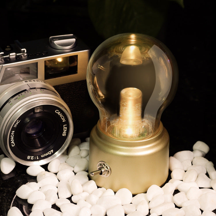 English Vintage Rechargable LED Table Lamp