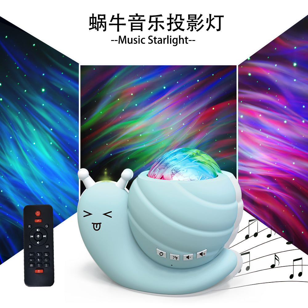 Snail Starry Sky Projector with Bluetooth Speaker
