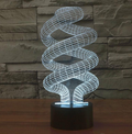 3D Spiral Energy-Saving Romantic Night Light