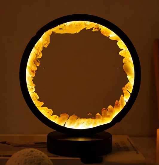 Round Crystal Lamp