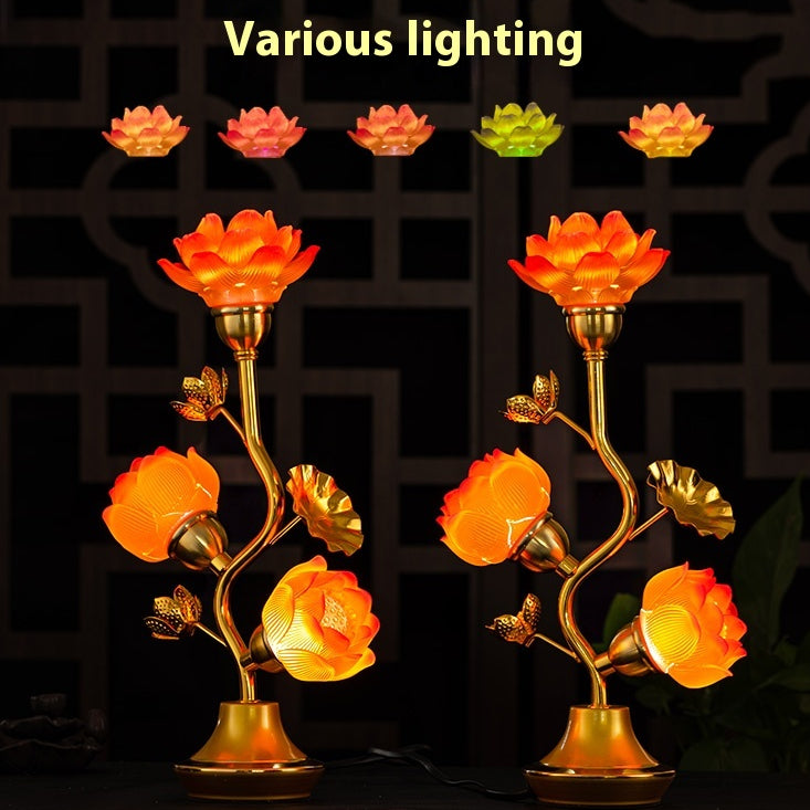 LED Floral Lamp