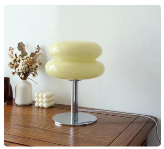 Modern Macaron Glass Table Lamp - Erna (One Set)