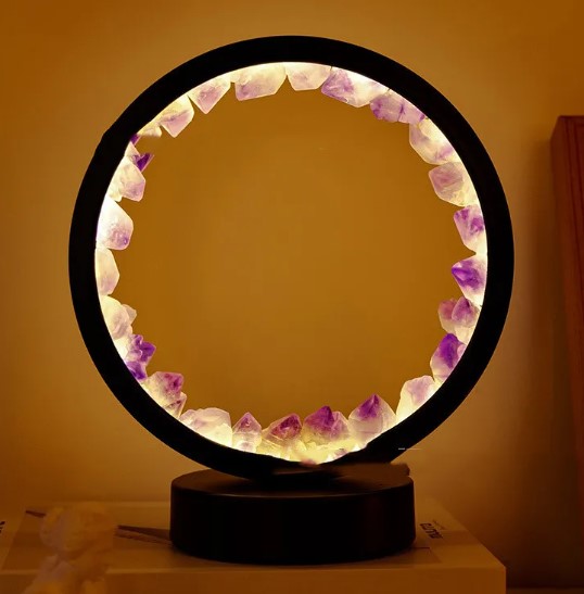 Round Crystal Lamp