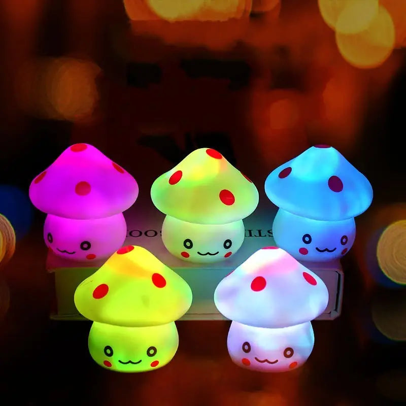 Mini LED Mushroom Night Light - Color Changing