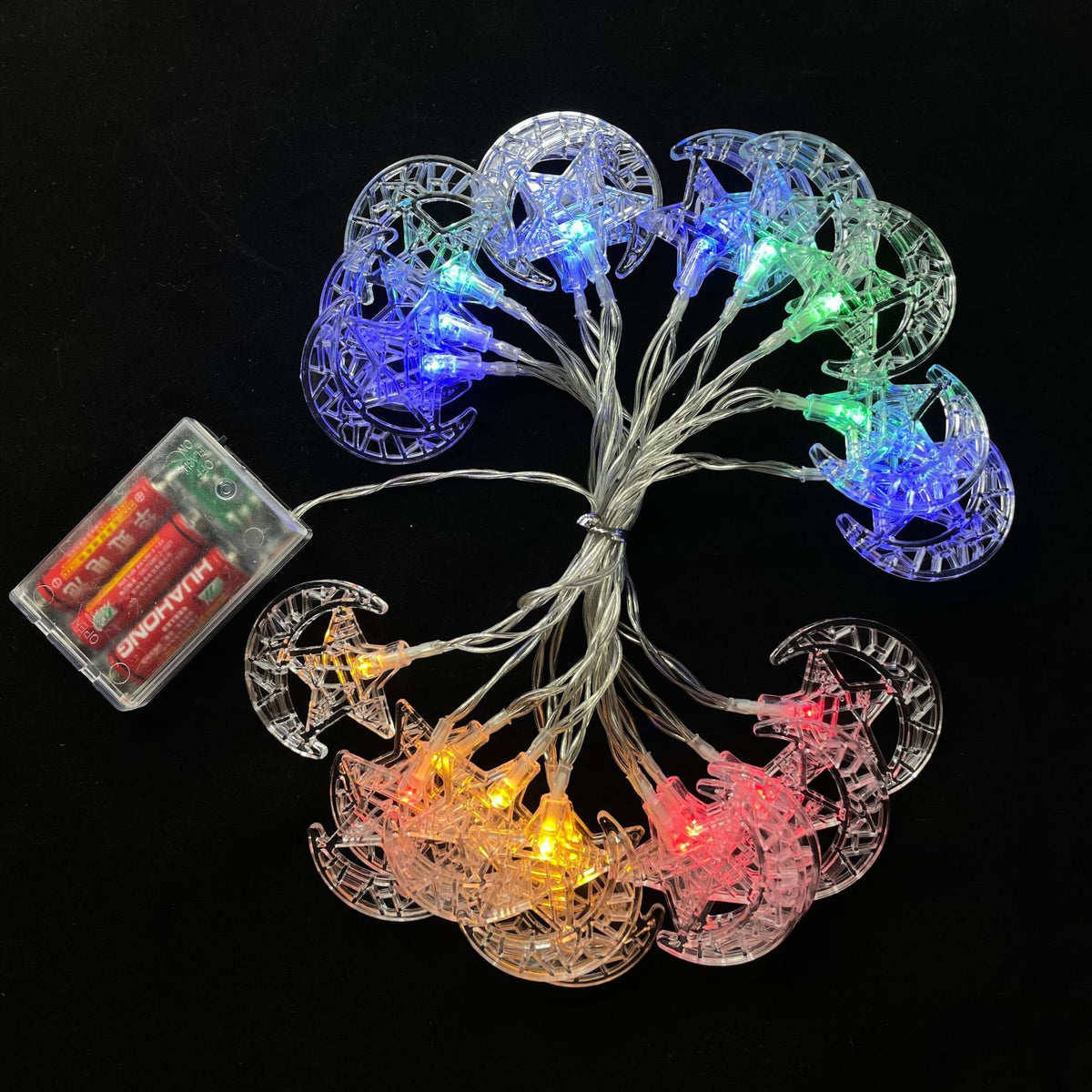 Moon String Lights for Holiday Decor