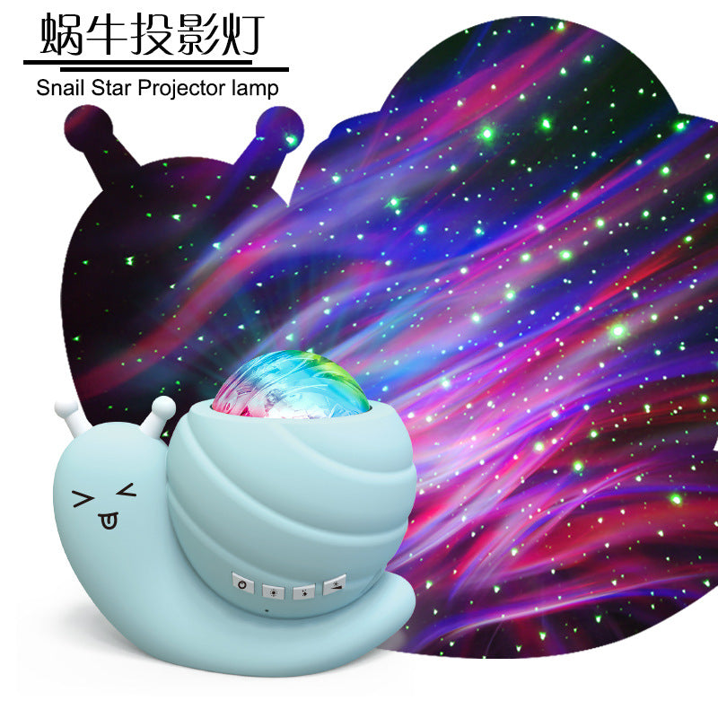 Snail Starry Sky Projector with Bluetooth Speaker