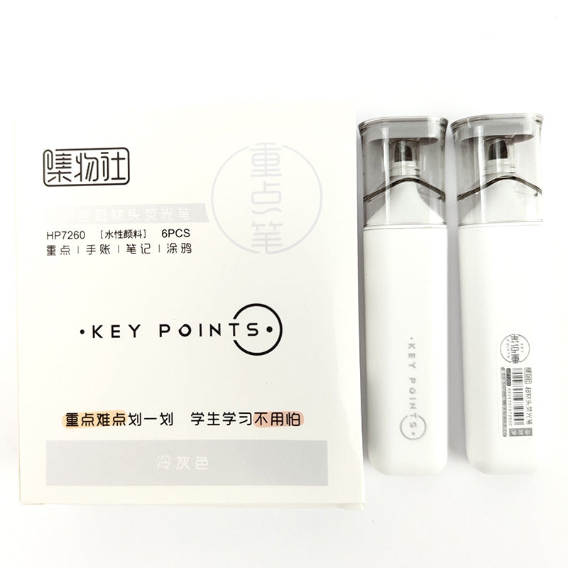 Large Capacity Soft Tip Highlighter Pen