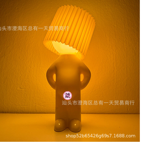 Shy Mr. P Naughty Boy Decorative Table Lamp (One Piece)
