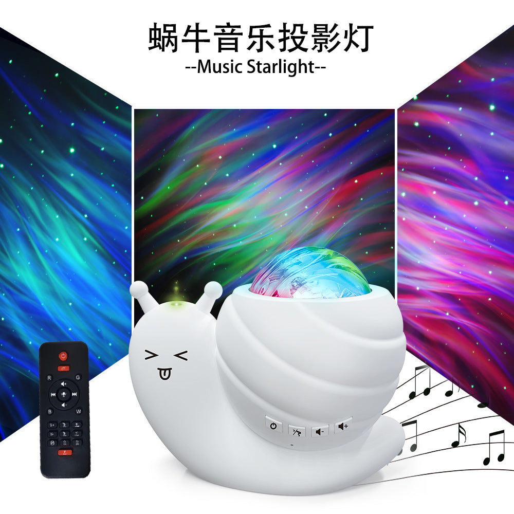 Snail Starry Sky Projector with Bluetooth Speaker