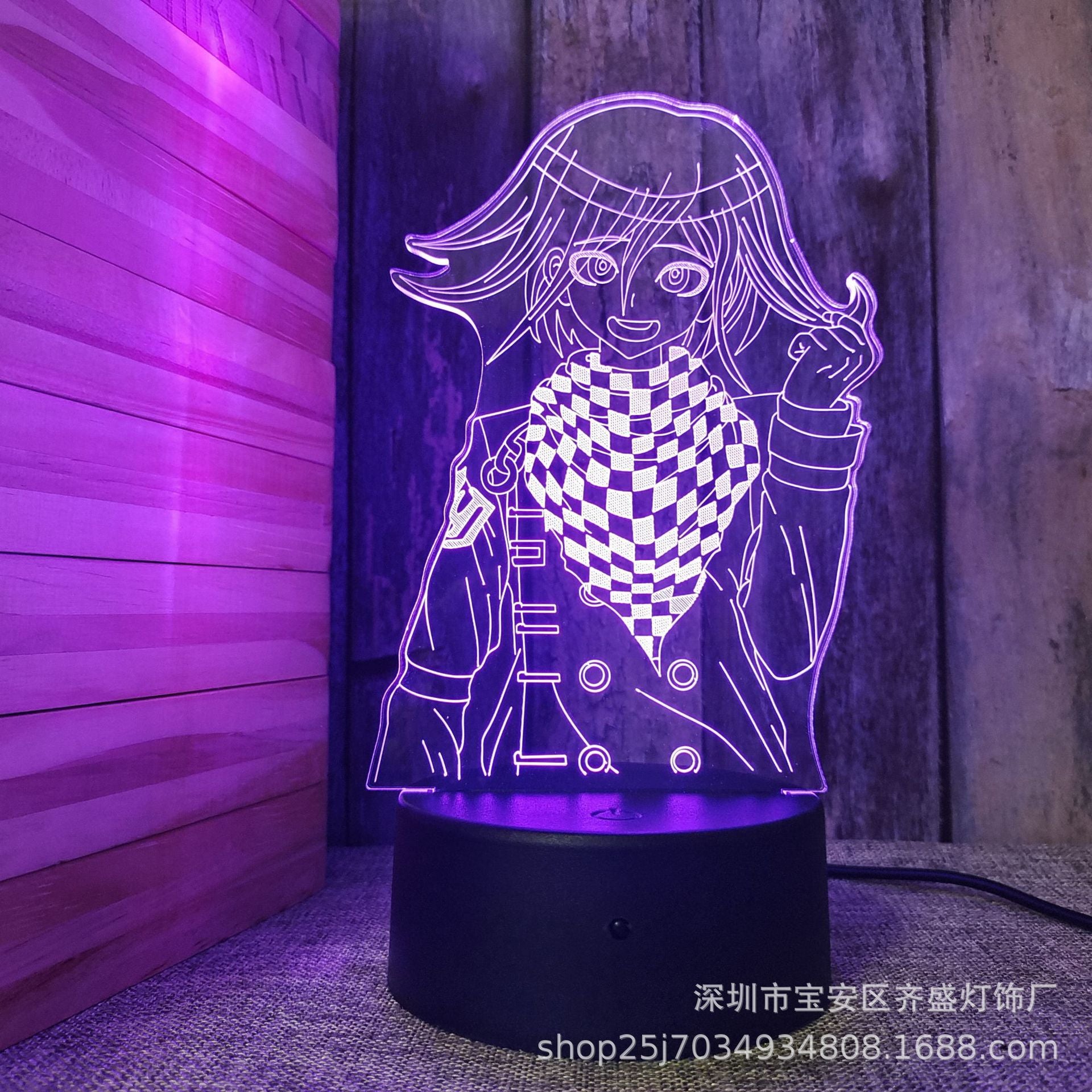 Danganronpa Series 3D USB Touch Remote Night Light