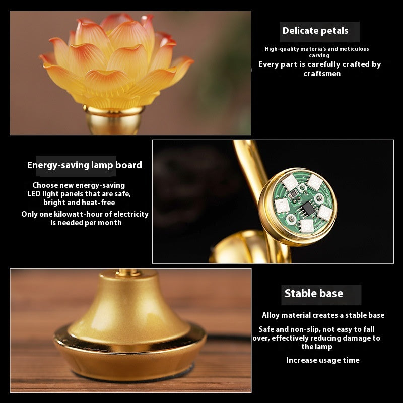 LED Floral Lamp