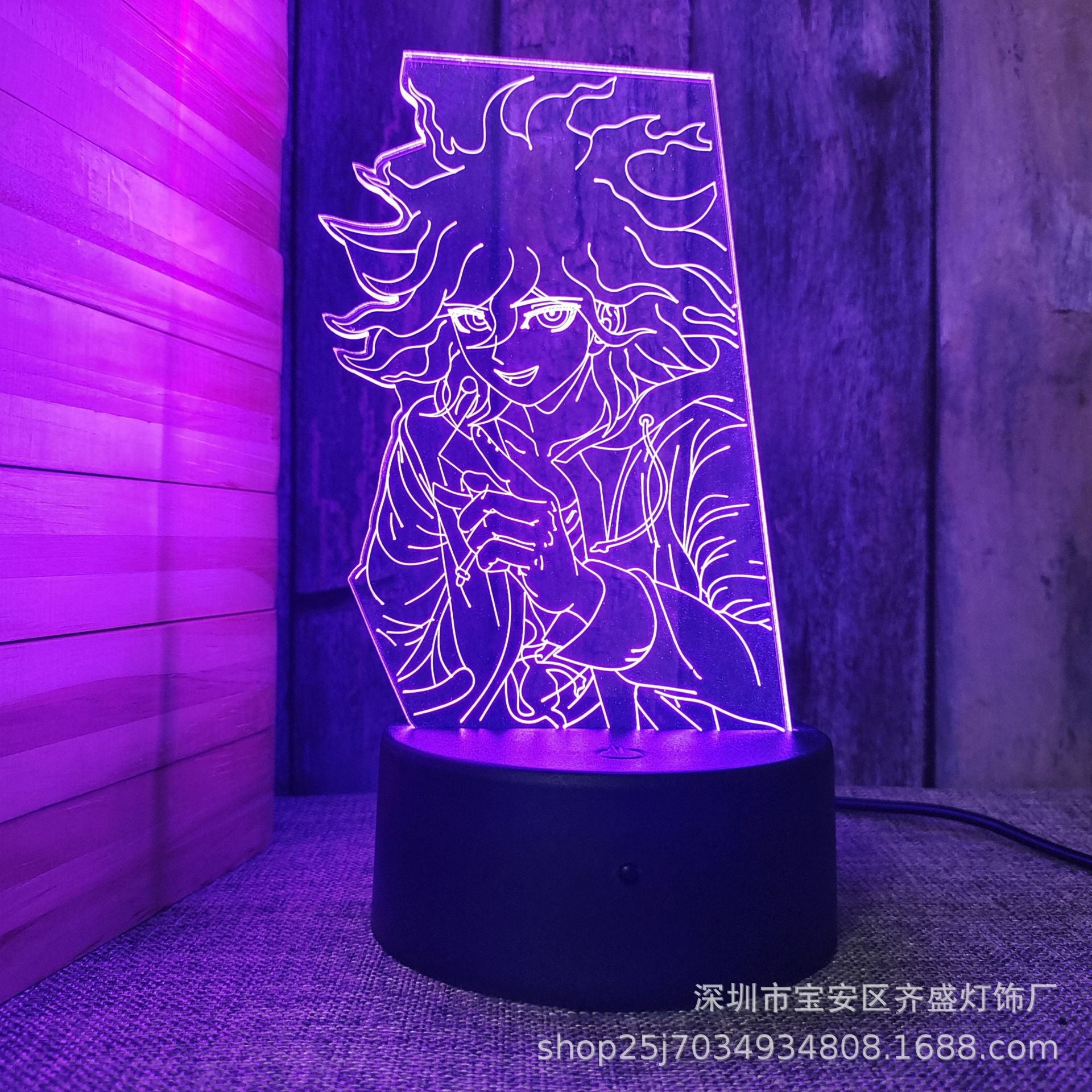 Danganronpa Series 3D USB Touch Remote Night Light