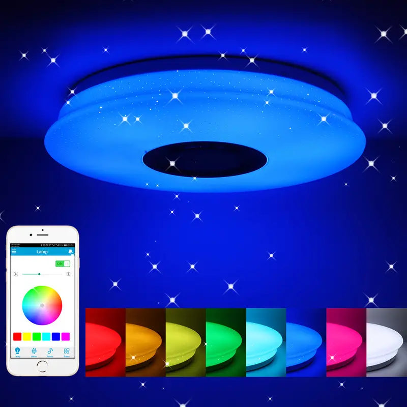 LED Ceiling Light with Remote Control (15.94in)