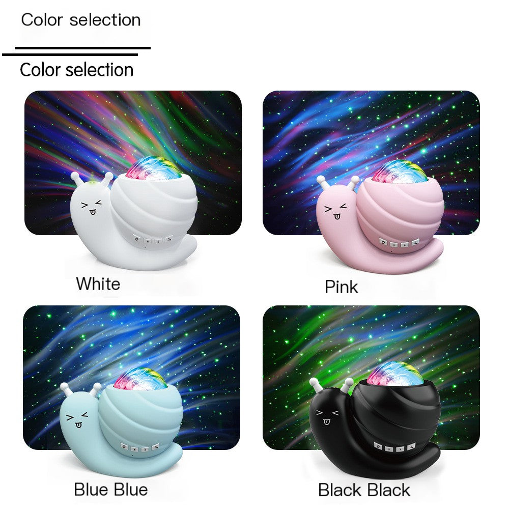 Snail Starry Sky Projector with Bluetooth Speaker