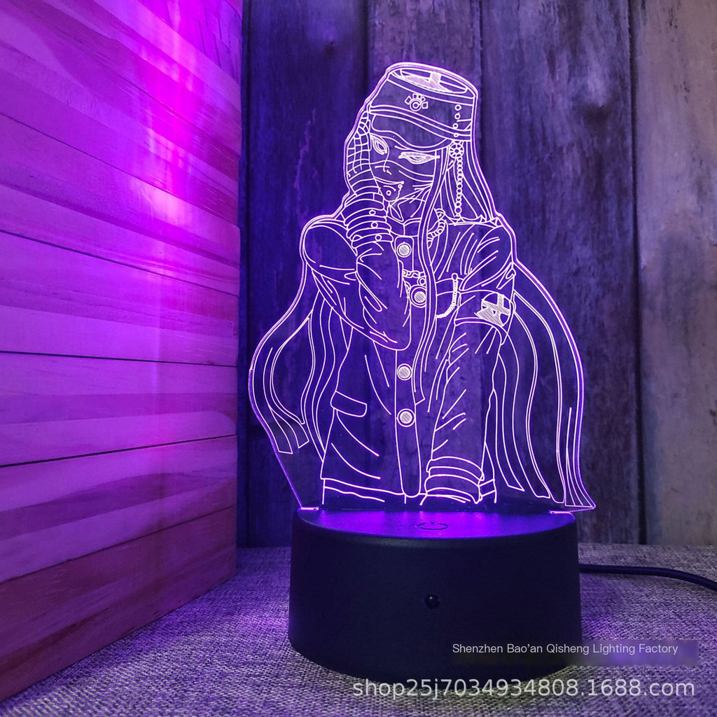 Danganronpa Series 3D USB Touch Remote Night Light