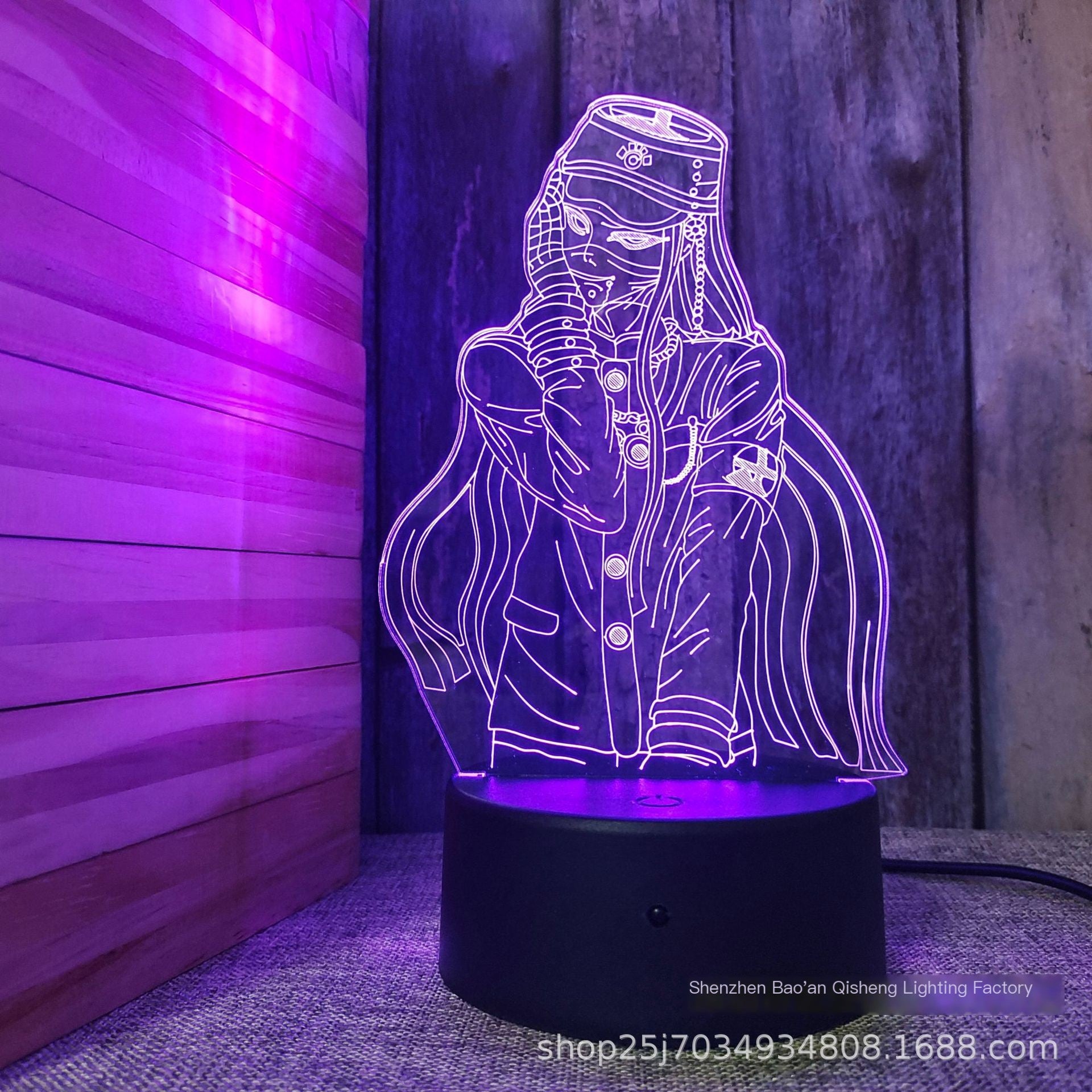 Danganronpa Series 3D USB Touch Remote Night Light