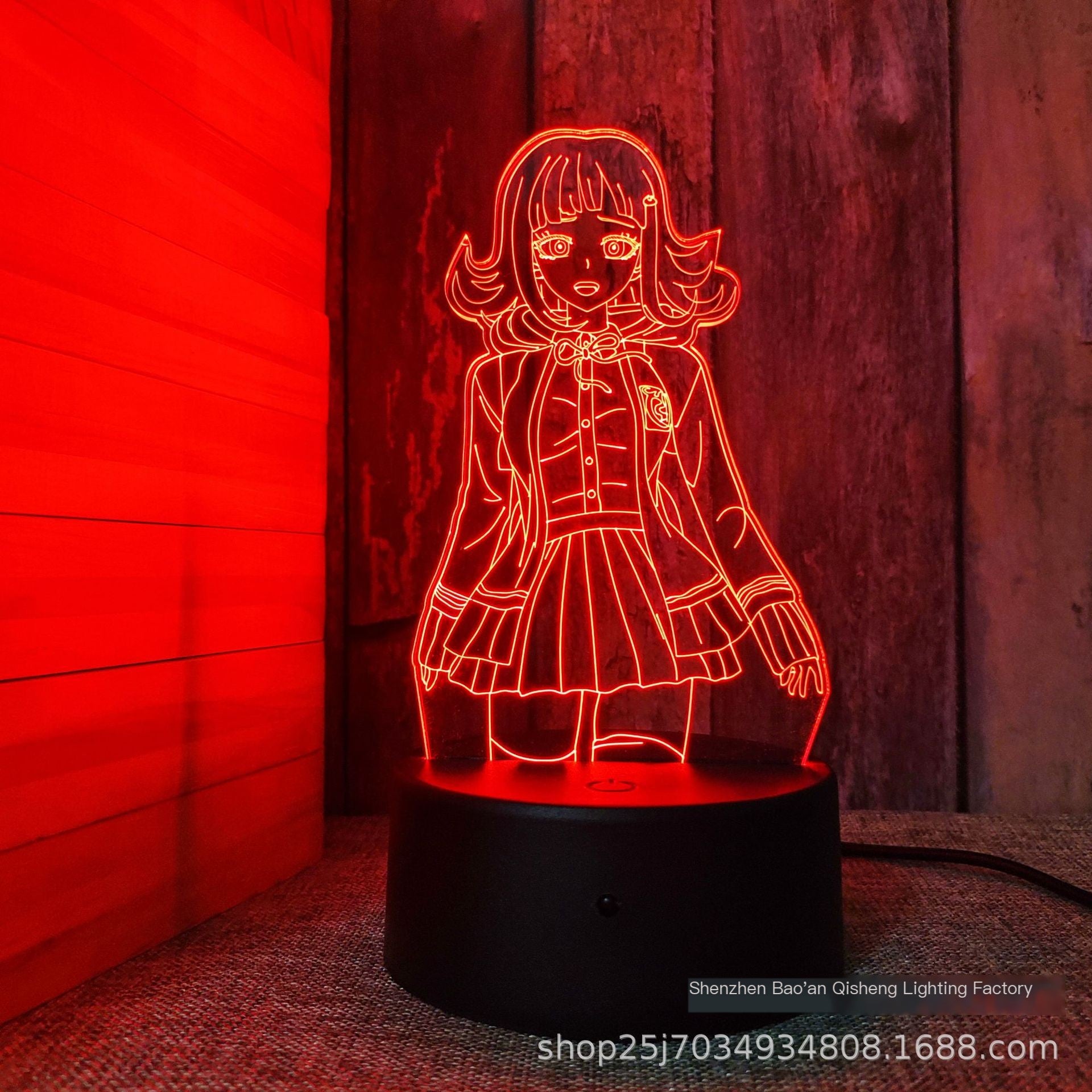 Danganronpa Series 3D USB Touch Remote Night Light