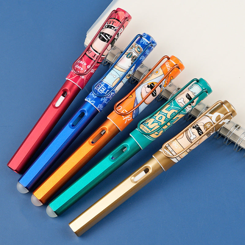 Colorful Cartoon Erasable Pens for Students