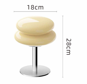 Modern Macaron Glass Table Lamp - Erna (One Set)