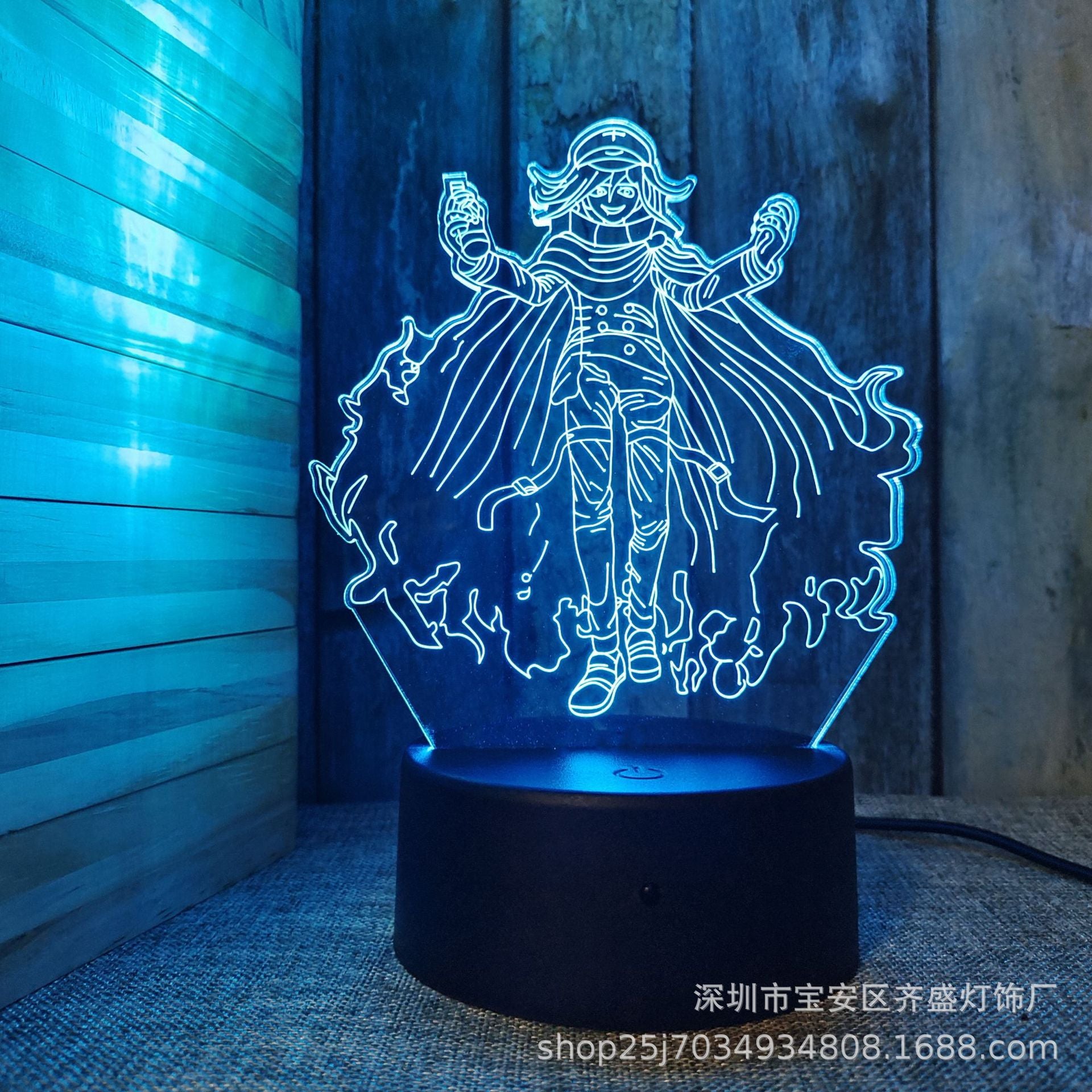 Danganronpa Series 3D USB Touch Remote Night Light