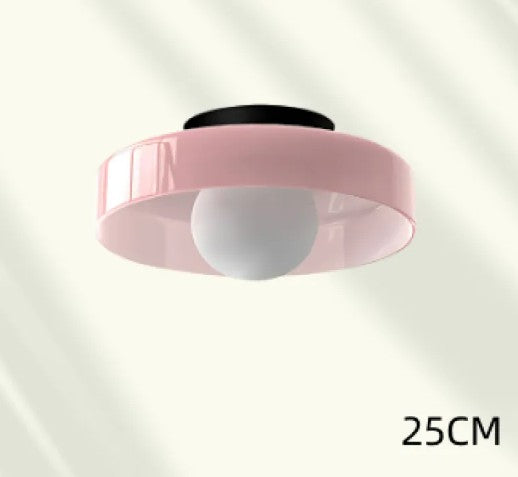Glass Dish Ceiling Light