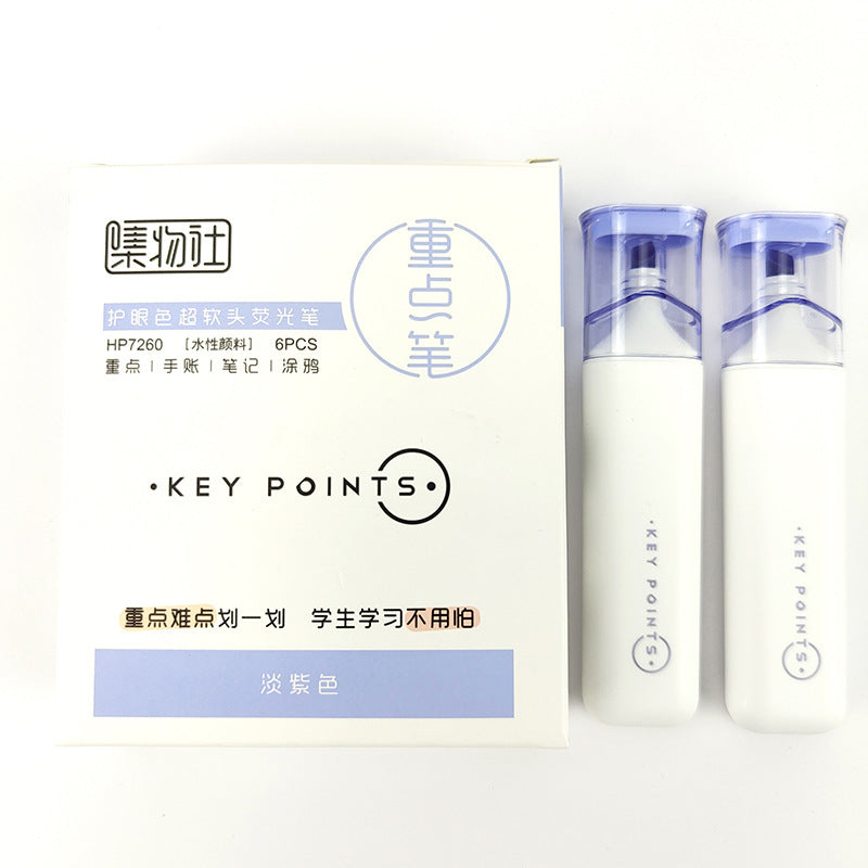 Large Capacity Soft Tip Highlighter Pen