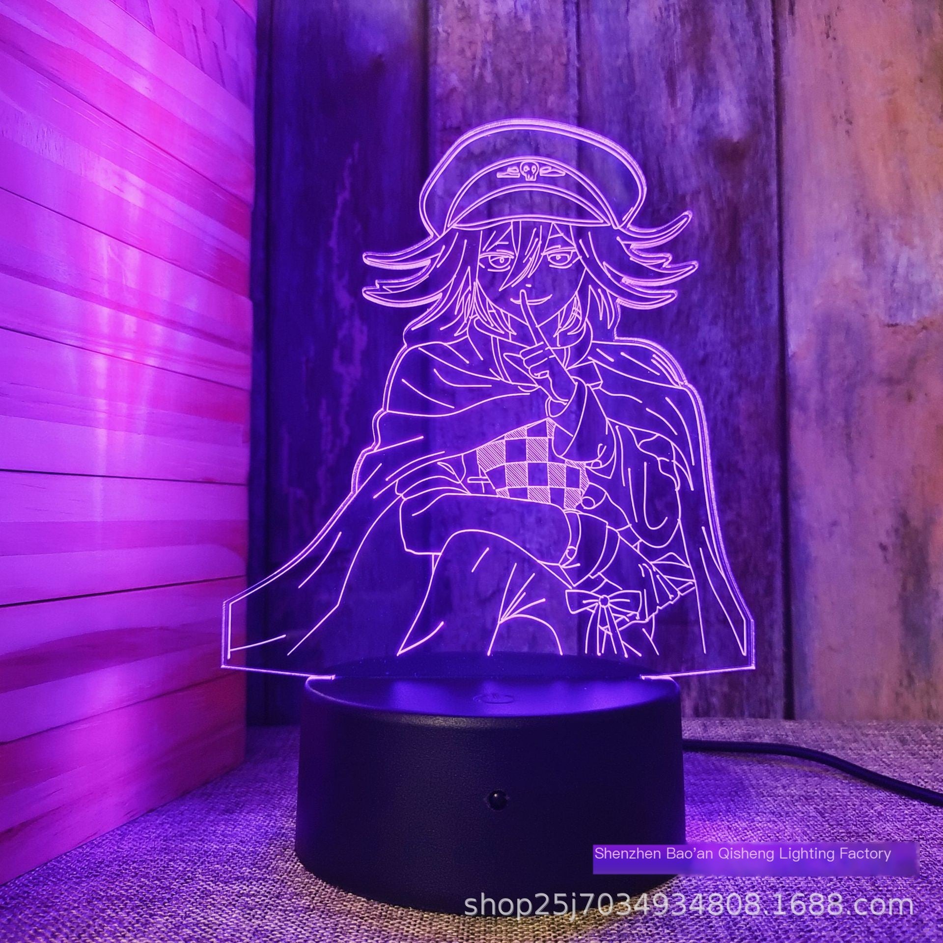 Danganronpa Series 3D USB Touch Remote Night Light