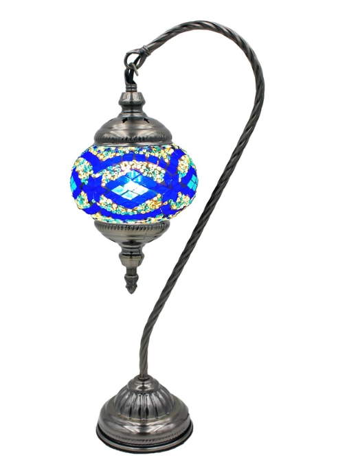 Creative Table Lamp with Vintage Glass Design