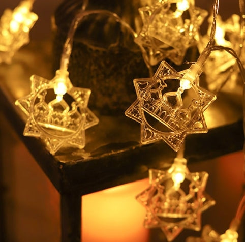 Moon String Lights for Holiday Decor